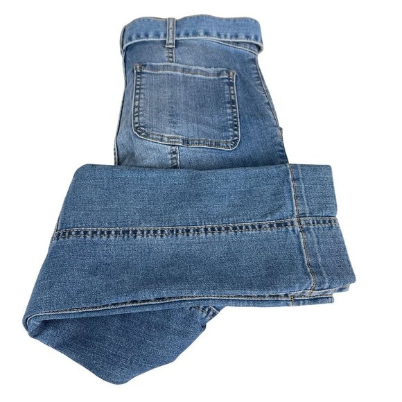 Kut From The Kloth Reese High-Rise Ankle Straight Leg Tie Belt Jeans Women Sz.00 - Picture 2 of 14